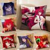 Anime Cartoon High School DxD-Beautiful Pillow Case Silky Elegant Comfort Sofa Bed  Invisible Zipper Beach Pillowcase