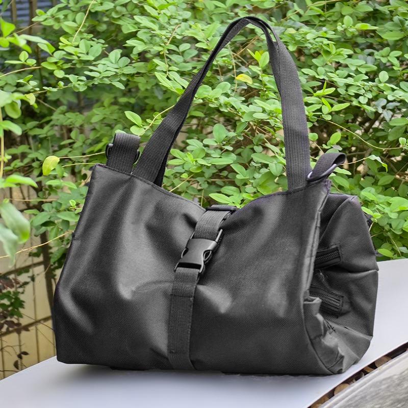 1 Stück Hochbelastbare Mehrfachfach-Werkzeugtasche - Grünes Gewebe, Tragbare Aufbewahrung für Elektriker Mechaniker mit mehreren Taschen