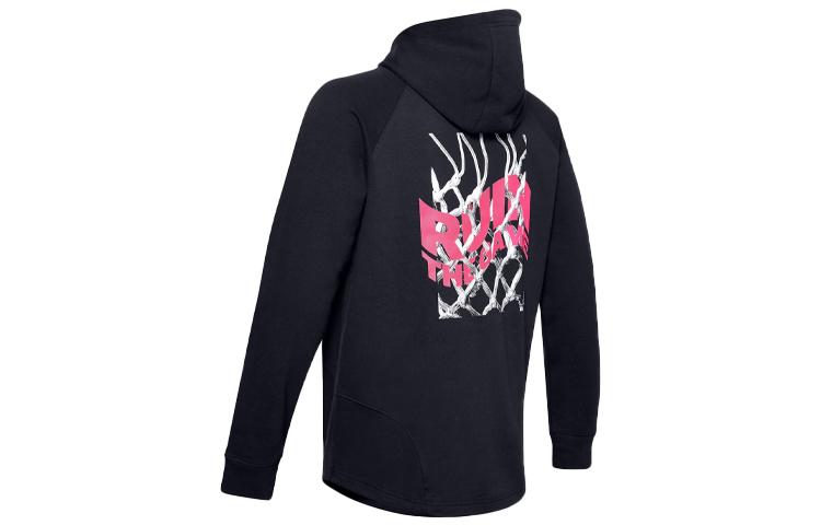 Under Armour Sweatshirts Men s Black Hooded Moderate Regular 1351326-001 S
