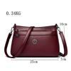 Luxury Design Leather Women Bag High Quality Handbag Solid Color Ladies Shoulder Crossbody Bag And Daily Use Purse Commuting Sac