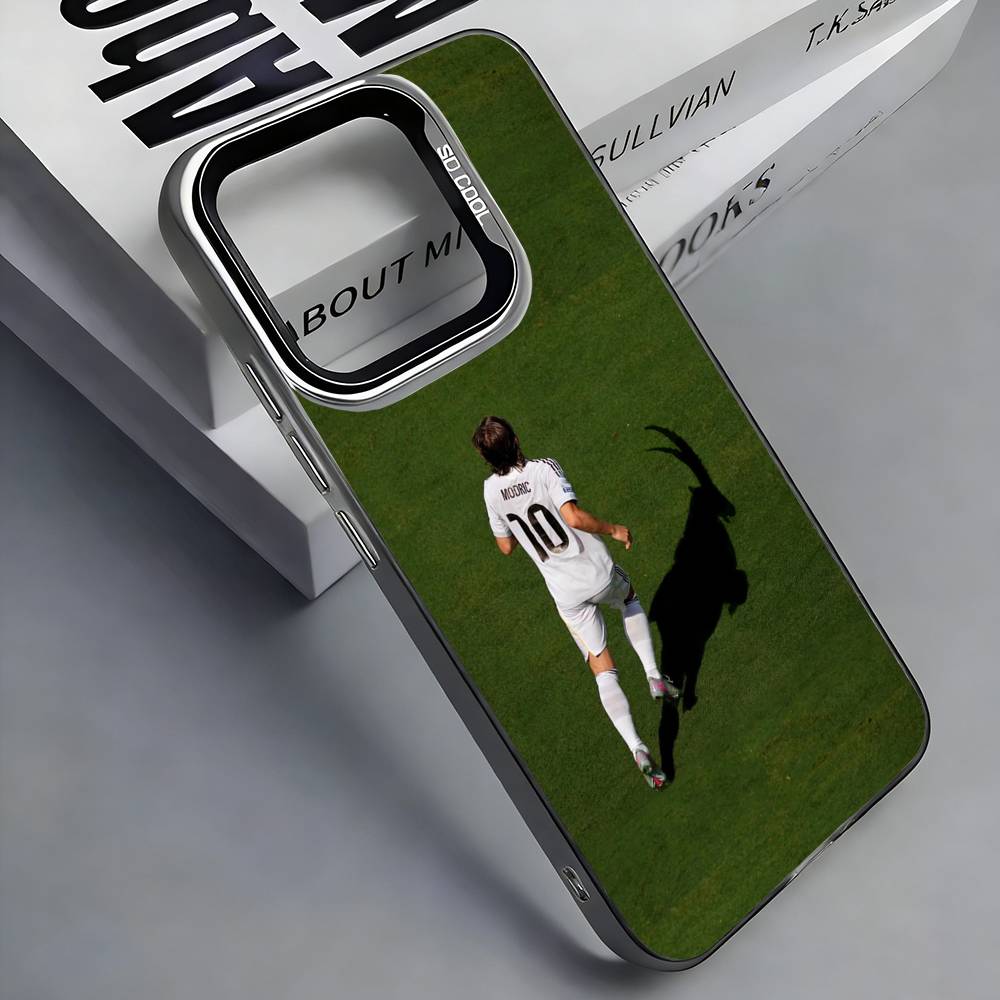 L-Luka M-Modric Croatian Maestro Phone Case For iPhone 17, 16,15,14,13,12,11 Plus,Pro Max, Colorful Silver Funda Cover iPhone12PRO
