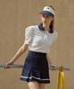 KANDINI Navy Pocket Pleated Skirt
