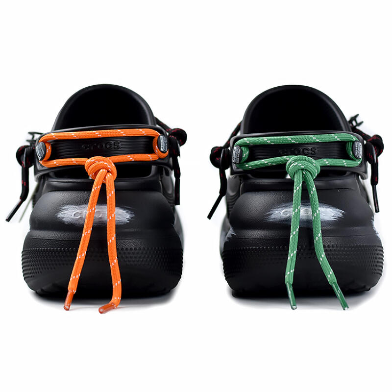 Crocs Urban Heavy Classic Crush Banished Cool Trend Guardian Pendant Hole Shoes Unisex Black Orange Green