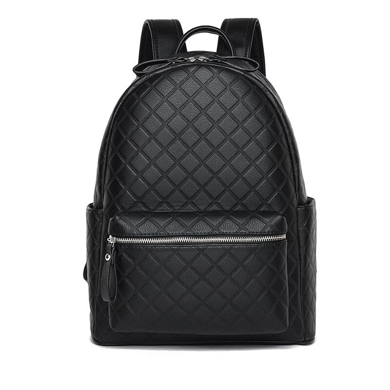 

Li Shen Embossed Leather Large Capacity Backpack Large