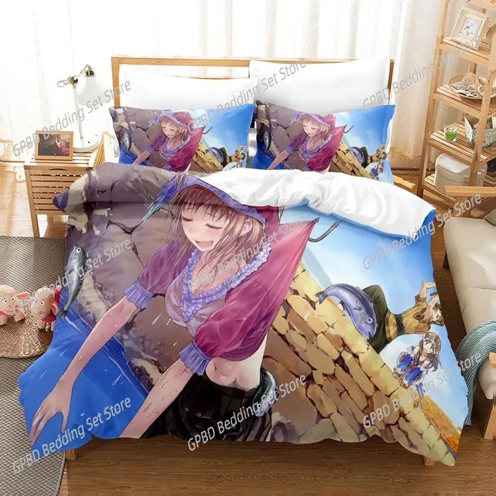Atelier Totori The Adventurer of Arland 3D Bedding Set Duvet Cover Pillowcases Single Twin Full Queen King Size Home Decor Gift