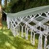 Boho Garden Hammock Brazilian Macrame Two-person Green Large Lounger Xxl