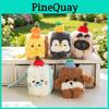 Plush Animal Keychain Cake Design With Pp Cotton Fill For Kids And Adults