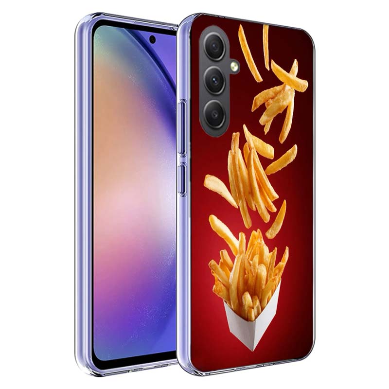 Food Fries Beer Cheese Sushi Cookie Phone Case for Samsung A17 A37 A57 A07 A16 A26 A36 A56 A06 A02S A12 A22 A32 A52S A04S A14 A2