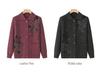Grandma's Cozy Knit Cardigan: Spring & Autumn Loose Long-Sleeved Sweater for Elderly Women