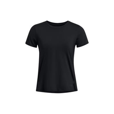 Camiseta Básica de Manga Curta com Gola Redonda Secagem Rápida Feminina Preta 1383364-001