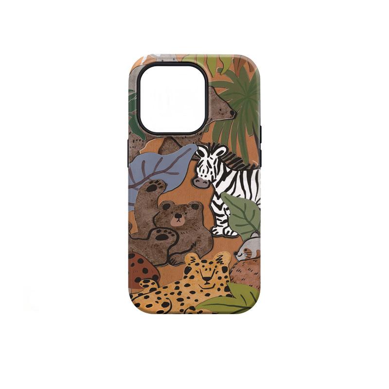 2 In 1 Super Shockproof Phone Case For iPhone 17 Pro Max 16 Pro 15 Plus 14 13 Mini 12 11 16E 17 Air Full Covered Fashion Case