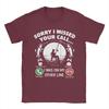 Vintage Sorry I Missed Your Call I Was On Other Line Fishing Lovers TShirt for Unisex Round Neck Cotton T Shirts  Short Sleeve