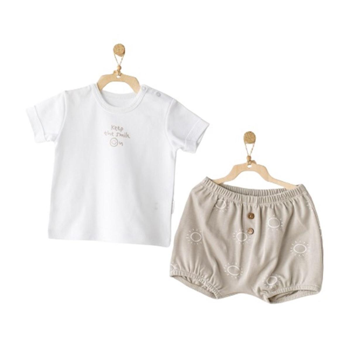 

Andywawa AC23576 Sunshine 2 Piece Baby Set White