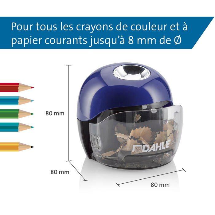 Taille-crayon électrique - DAHLE - 00250-16891 - Bac transparent - Lames opposées - Bleu
