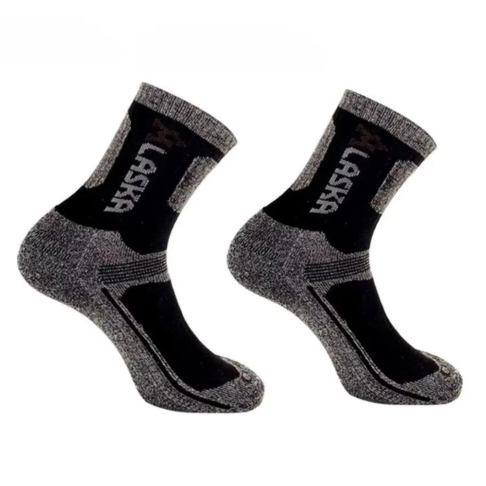 New Breathable Sports Socks Thick Cushioned Sweat Absorption Mid Tube Socks Basketball Socks Outdoor Sports One Size чёрный