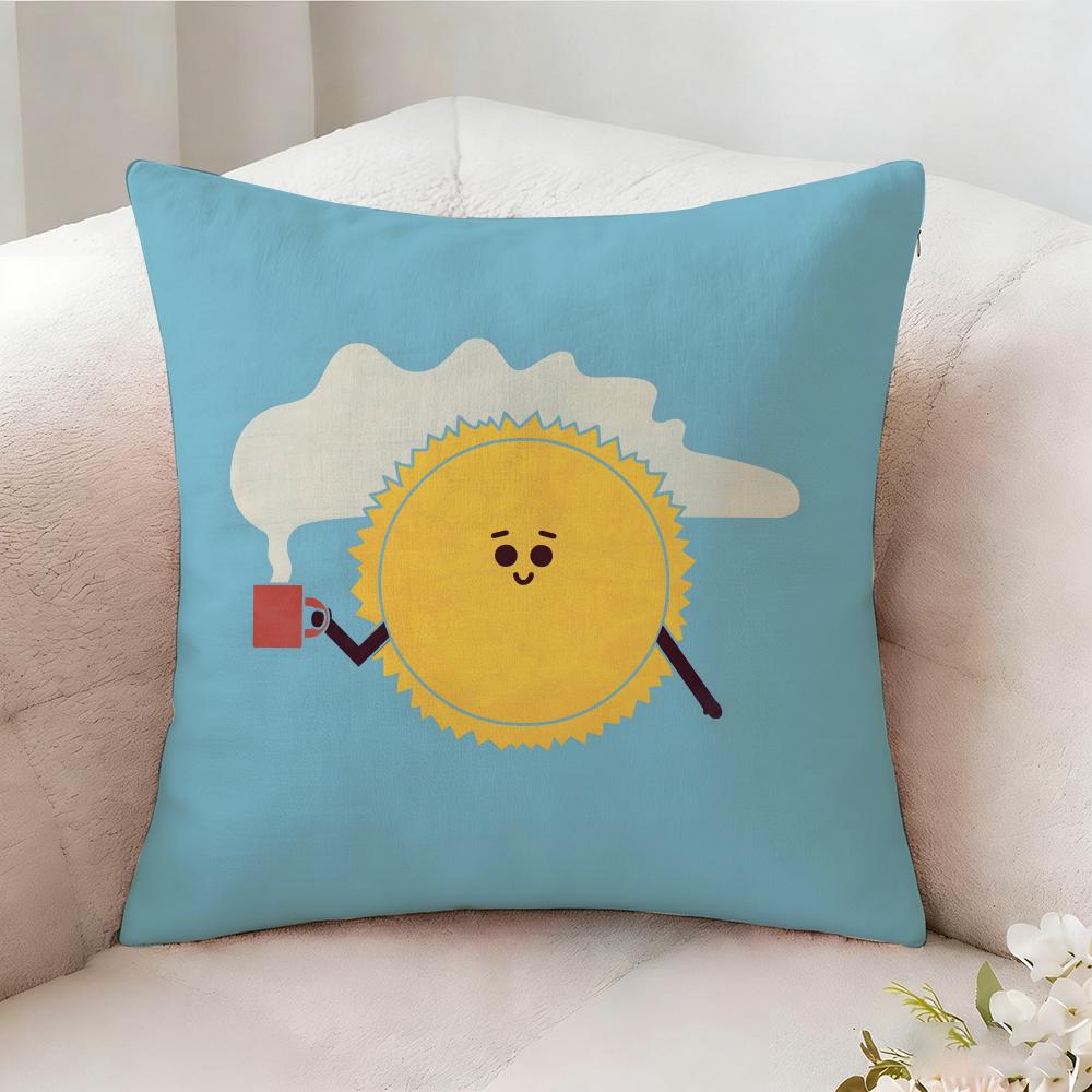 School Patterns For Children Pillow Case Pillowcase Doublesided Printed Sofa Cushion Bedroom Headboard Pillow