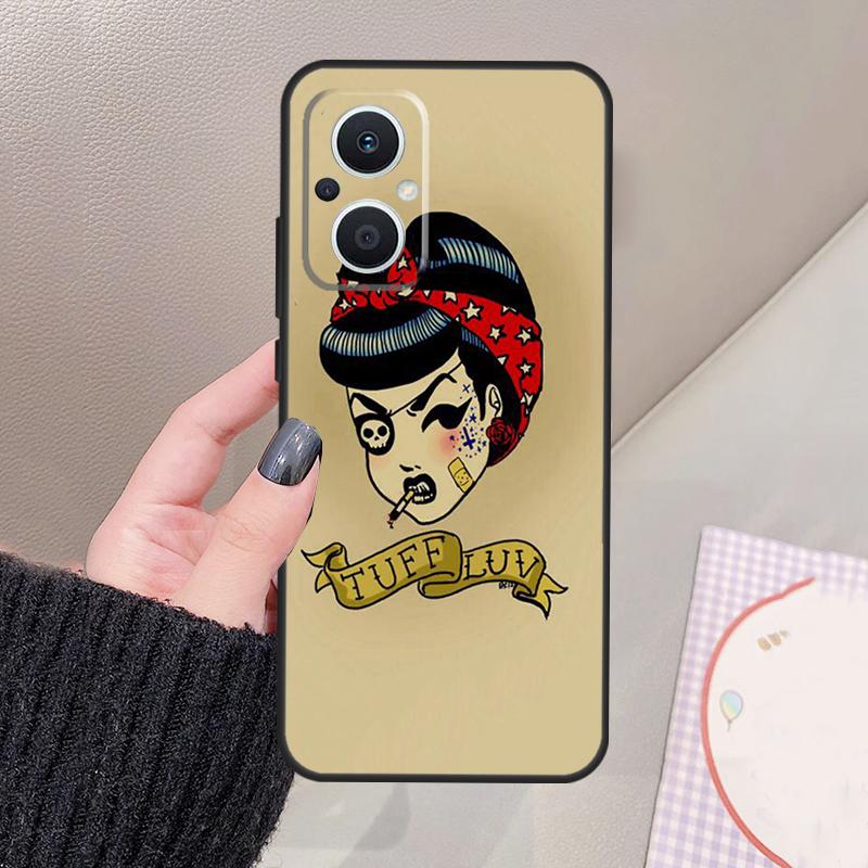 Sailor Retro Art Funda For OPPO Reno 11 12 13 14 Pro 11F 12F 13F 14F 7 8 Lite OPPO Find X9 X6 X5 X8 Pro Case