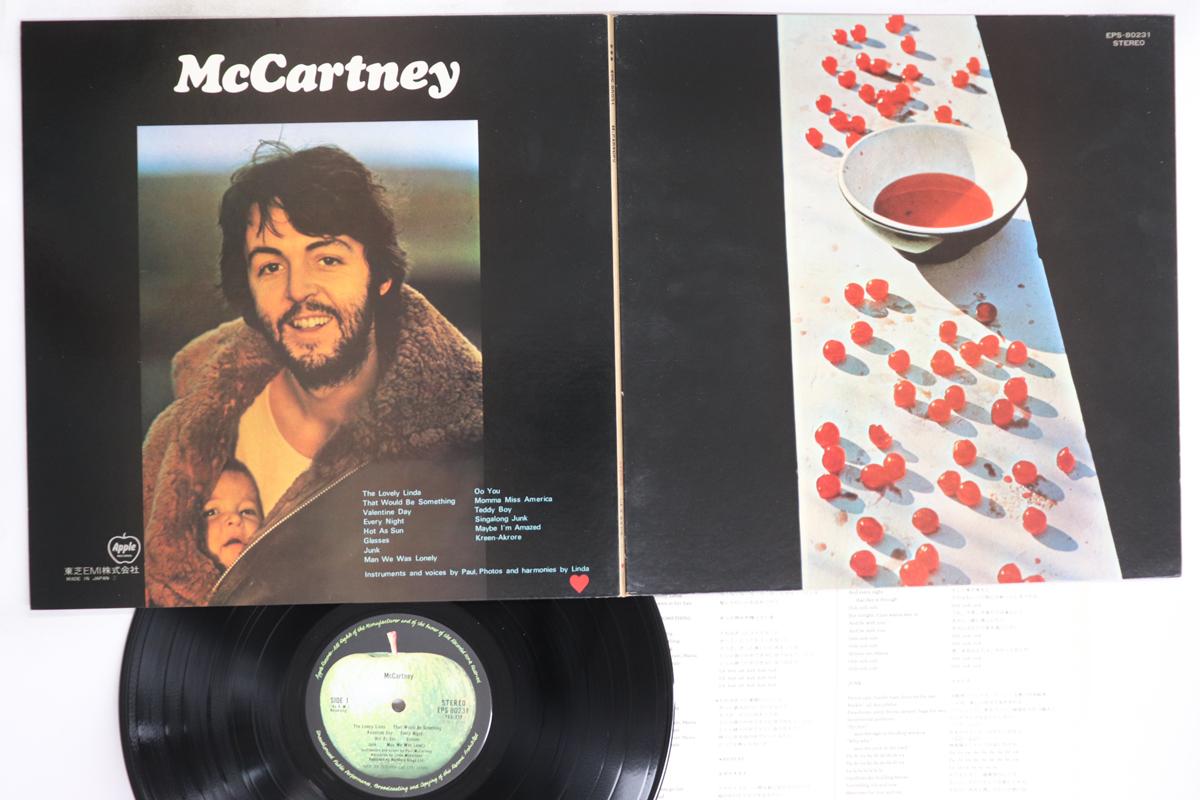 

LP Record PAUL MCCARTNEY - Mccartney EPS80231 APPLE Japan Rock Used