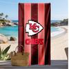 Kansas City Chiefs Print Beach Towel Soft Portable Quick?dry Towel For Pool Summer Vacation Outdoor Sport