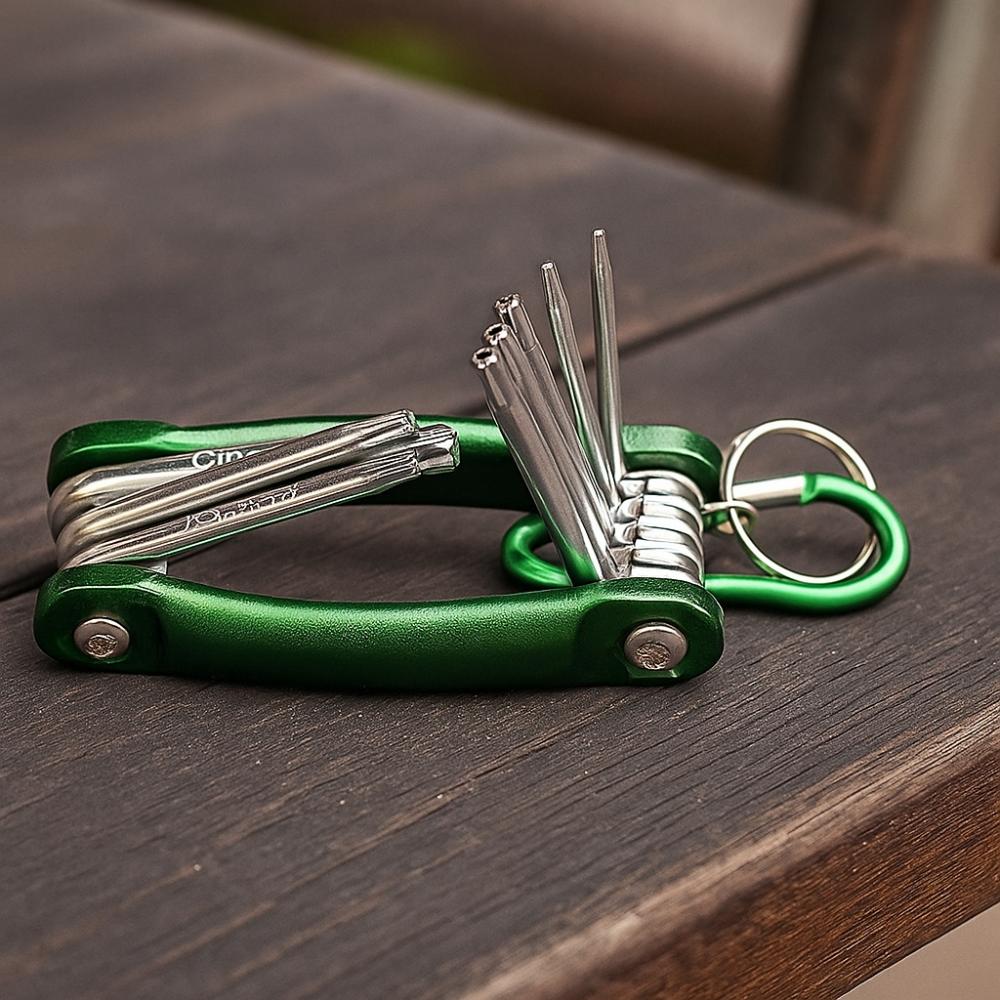 Metric Allen Key Folding Tool Collapsible Design Portable Tool Hexagonal Wrench Set  E-Scooter