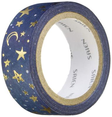 Kamiiso Sansho Abdeckband Sternenhimmel 15 mm x 7 m UR-3001