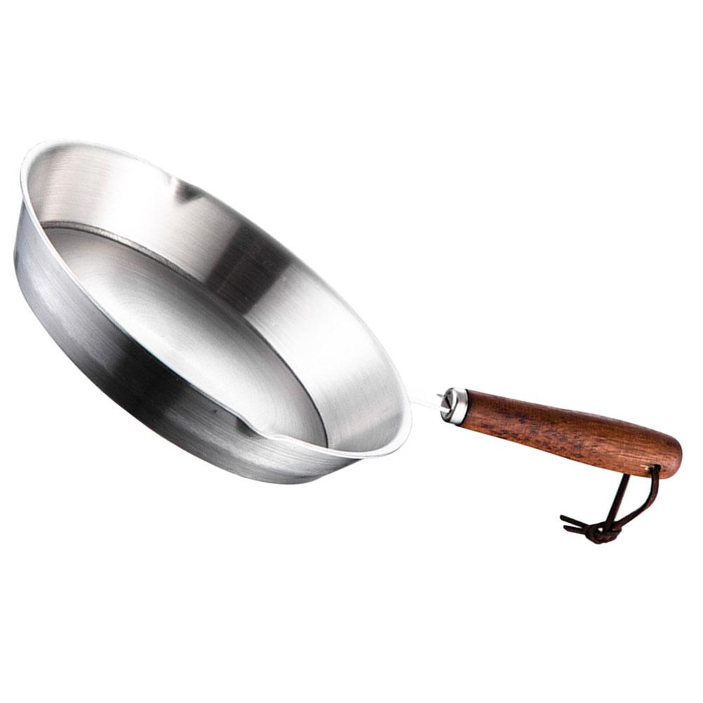 

Maker Frying Pan Roasting Work on Oil Heating Stainless Steel Egg Pans Nonstick Griddle 24X12X2.3CM