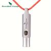 1pc Pure Titanium Outdoor Survival Whistle - Loud and Clear, Boundless Voyage Camping Rescue Whistle with Lanyard