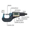 Digital Electronic Display Micrometer 0-1" / 0-25mm Gauge 0.00004" / 0.001mm Imperial/Metric Calipers, Mechanical Micrometer, Case with Battery