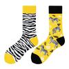 Asymmetric Colorful Christmas Cotton Socks for Couples