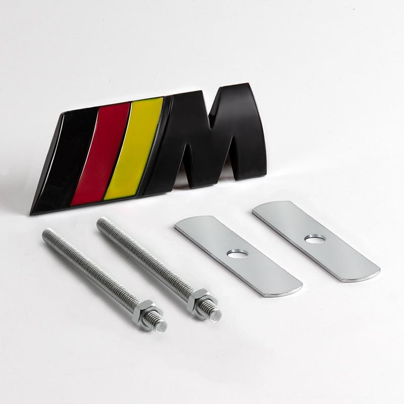 1Pc Metal BMW Grille M Badge Clip Foot Fixed Modification Logo Decorative Sticker For BMW M1 M2 M3 M4 M5 M6 M7 M8 Accessories CG0