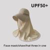 Sunshade Sun Hat with Large Shawl Neck Flap for Outdoor Activities Adjustable Neck Covering Stylish Neck Flap