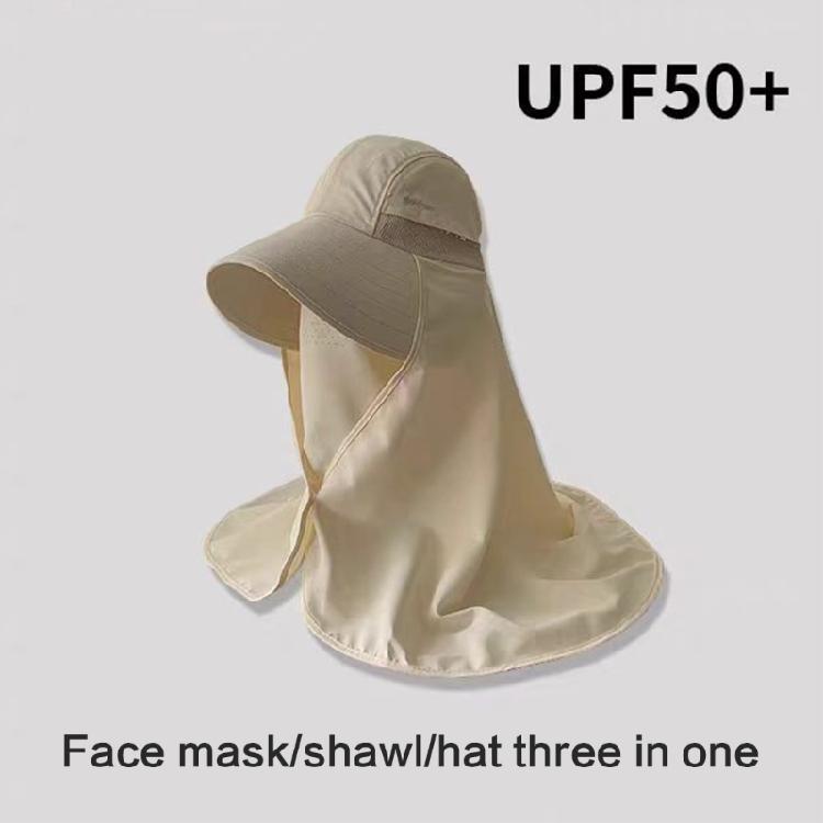 Sunshade Sun Hat with Large Shawl Neck Flap for Outdoor Activities Adjustable Neck Covering Stylish Neck Flap