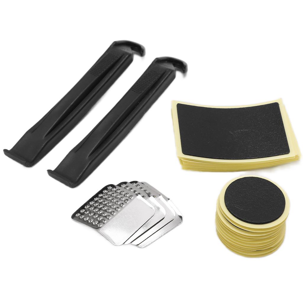 30Pcs Bike Tire Patches Glueless Self Adhesive Bike Tire Tube Puncture Repair Patch