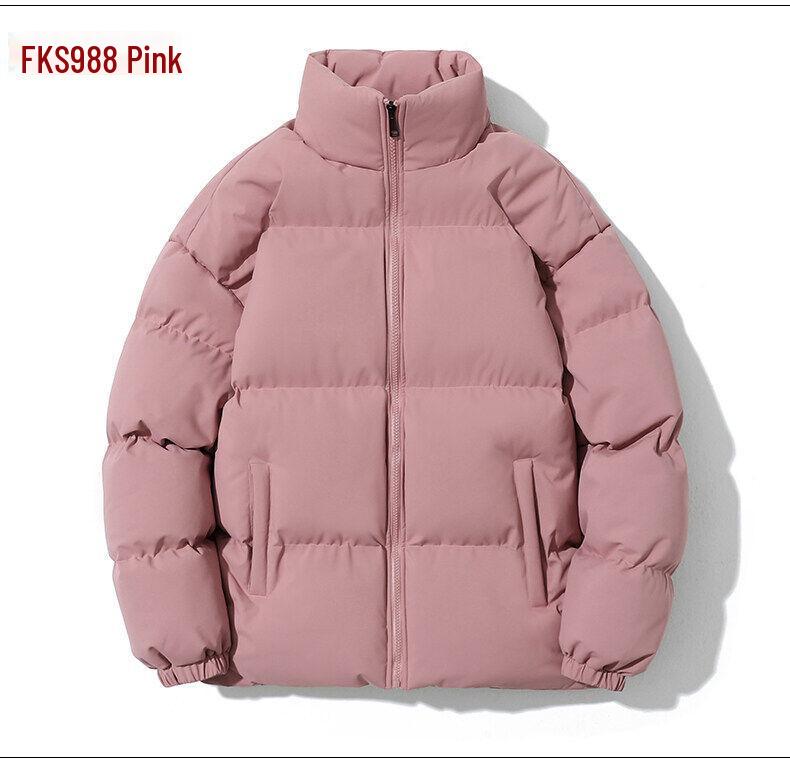 Herren Plus Size Winter-Steppjacke aus Baumwolle - Bestickte Dicke Warme Oberbekleidung