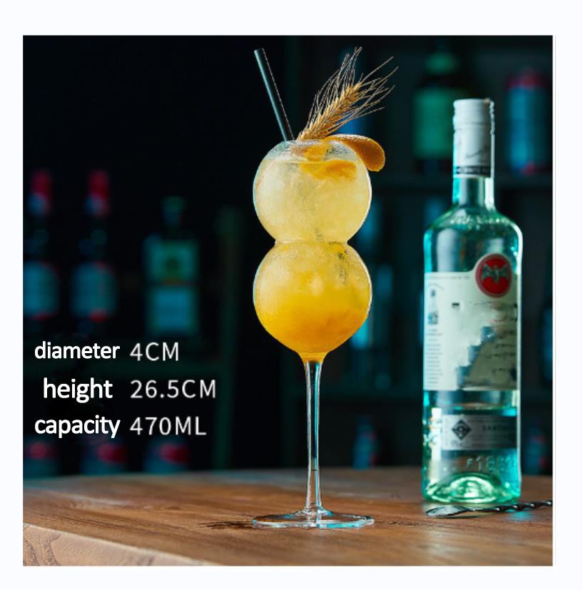 Cocktail Glass Cup Swan Glass Creative Bird Design Glass Goblet for Whiskey Wine Glass Champagne for Ktv Bar Night Party