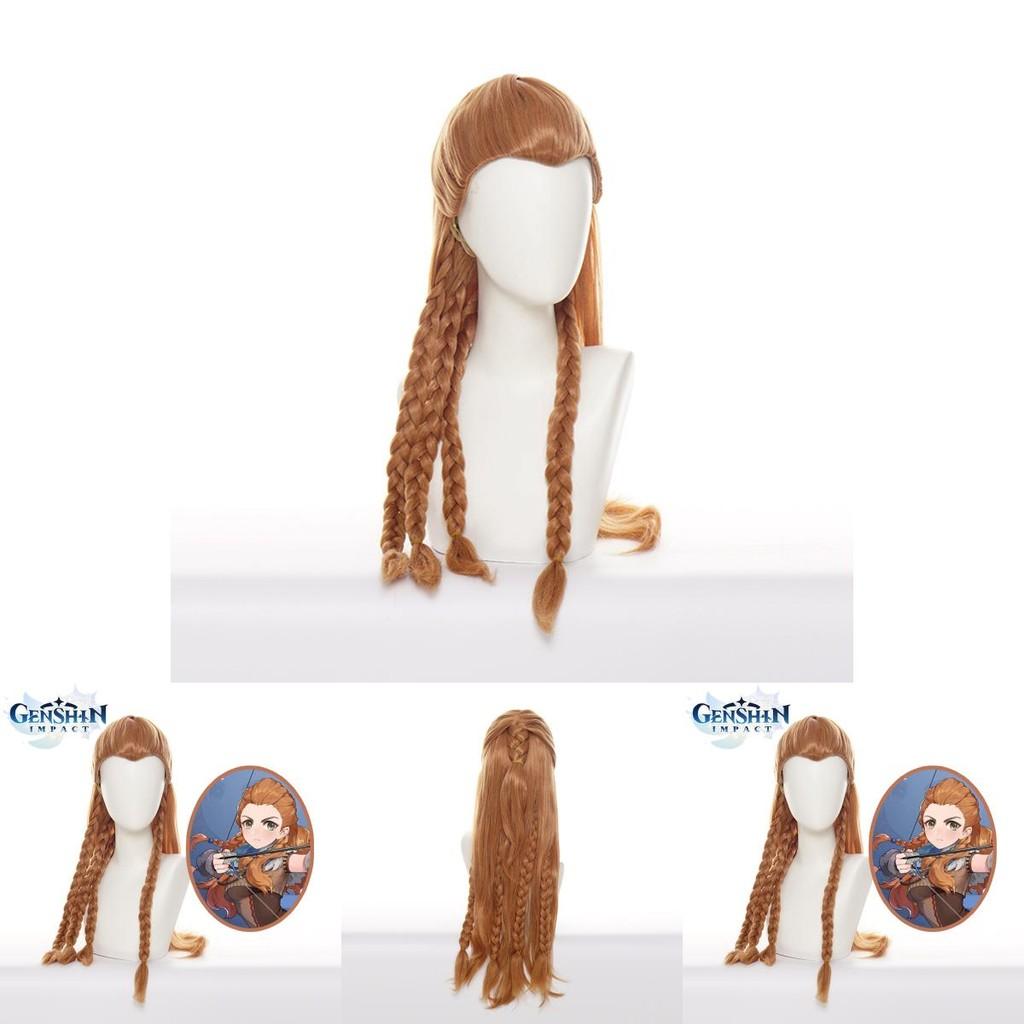 Genshin Impact Aloy Cosplay Wig Long Hair Halloween Costume Ideas
