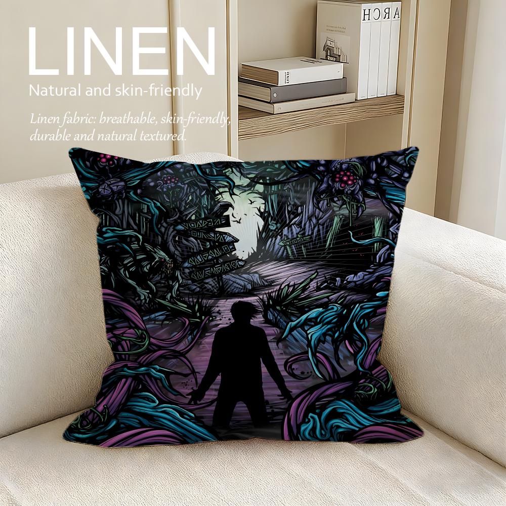 Music Parkway Drive Cushion Cover Pillowcase Set Pcs x x Breathable Washable Sofa Cushion Cover
