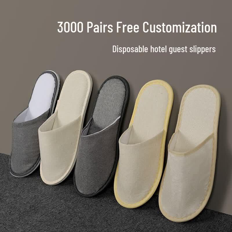 Xihuan Hotel & Home Non-slip Cotton Disposable Slippers