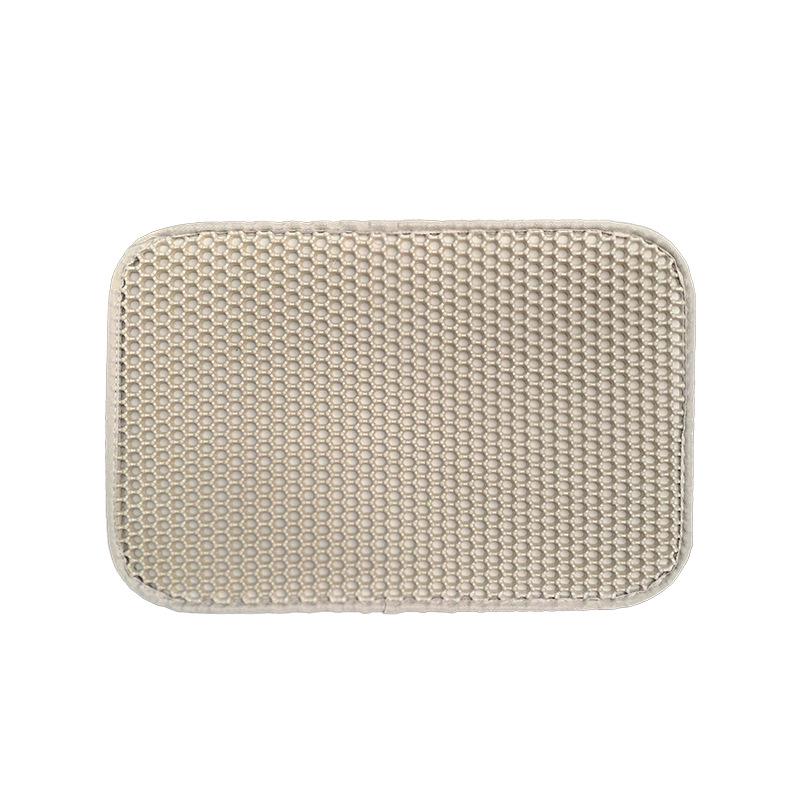 

Двухслойный коврик для кошачьего туалета против разбрызгивания - Предотвращает разнос наполнителя и беспорядок 30x30 cm, 1.0 mm thickness