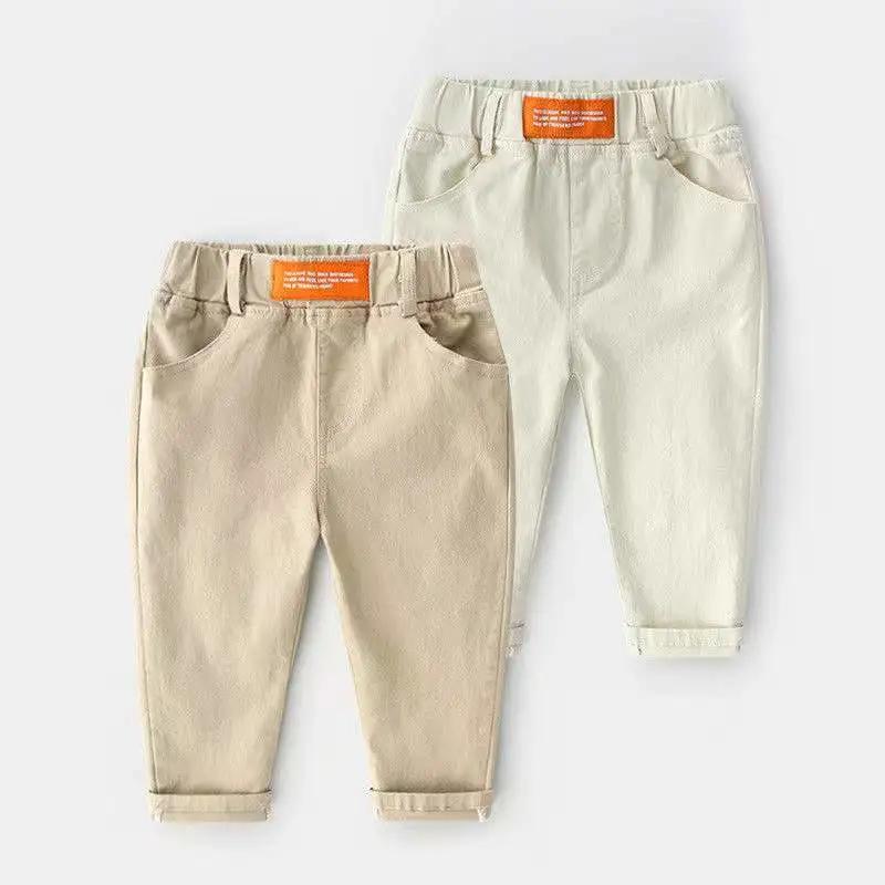 Boys' Casual Spring/Fall Pants: Lightweight Workwear-Style Long Pants