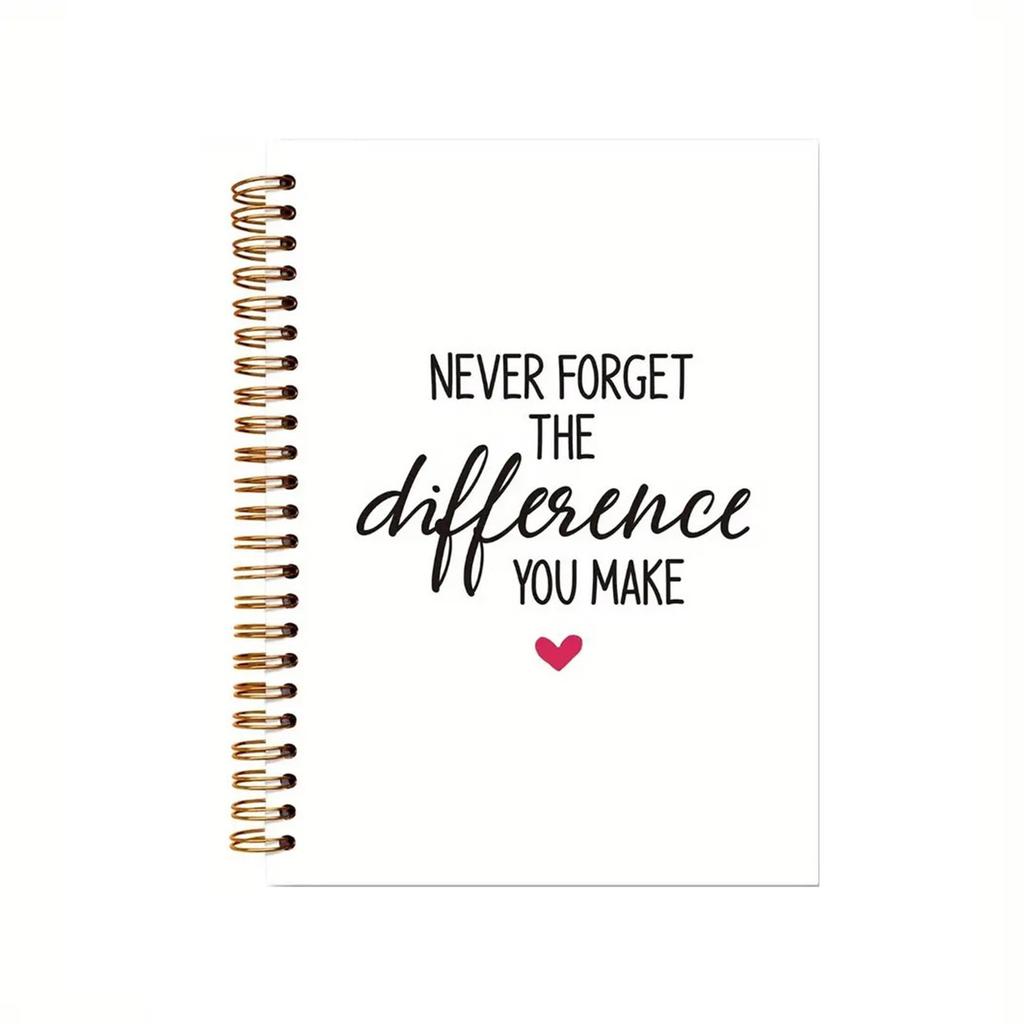 Motivational Spiral Notebook A5 Journal