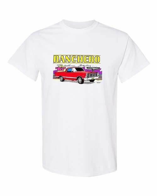 

1967 Ford Fairlane Ranchero Pickup Truck T-shirt Single Or Double Print 2XL