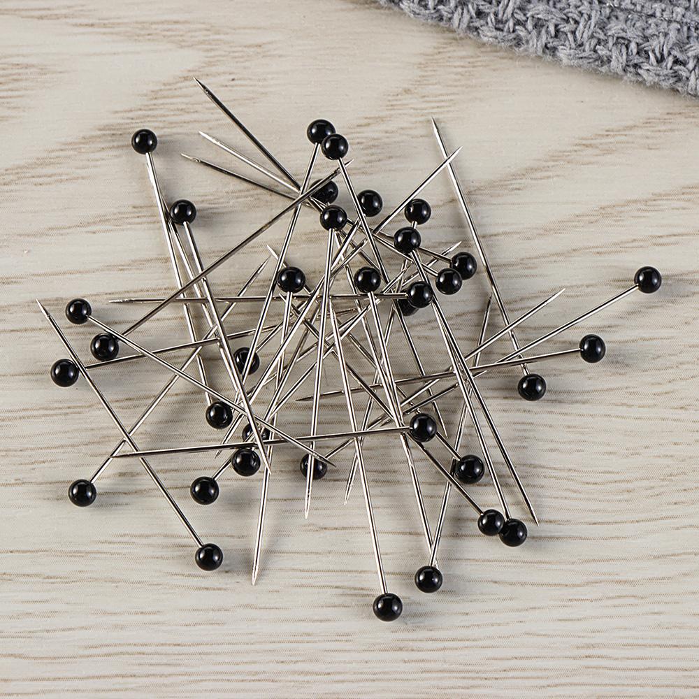32mm Crafts Garment Accessory Knitting Glass Head Pins Locating Pin Sewing Needles Glass Head Bead