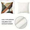1 Pieces Stylish Geometric Pattern Throw Pillow Cushions Polyester pillowcase, sofa decorative cushion cov Headboard Pillow
