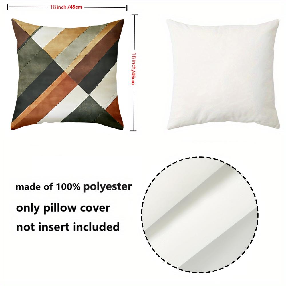 1 Pieces Stylish Geometric Pattern Throw Pillow Cushions Polyester pillowcase, sofa decorative cushion cov Headboard Pillow