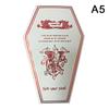 Gothic Jewelry Box Coffin Shaped Multi-Compartment Organizer Trinkets Storage Display Halloween Gift Packaging Box Portable