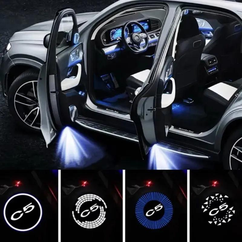 Lumière d'accueil de porte de voiture LED Projecteur de logo laser Pour Citroen C5 Aircross 2001-2008 2009 2010 2011 2012 2013 2014 2015 Accessoires de voiture