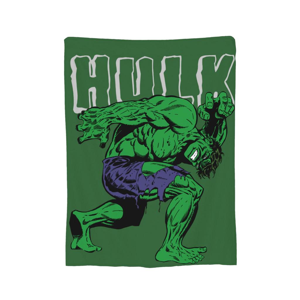 Hulk Retro Vintage Samt-Kuscheldecken Decke für Bettwäsche Sofa Super Warm Bettüberwurf,