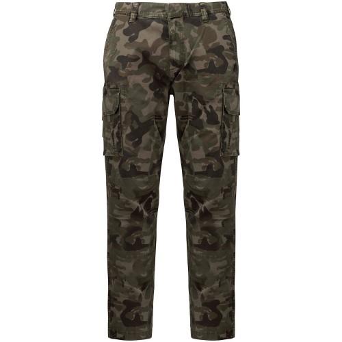 Kariban Mens Twill Camo Cargo Trousers