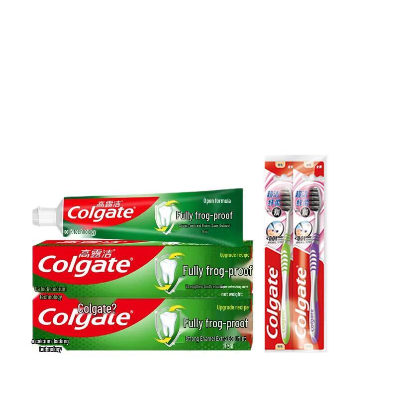 Colgate Total Anti-Cavity Super Cool Mint Oral Care Set